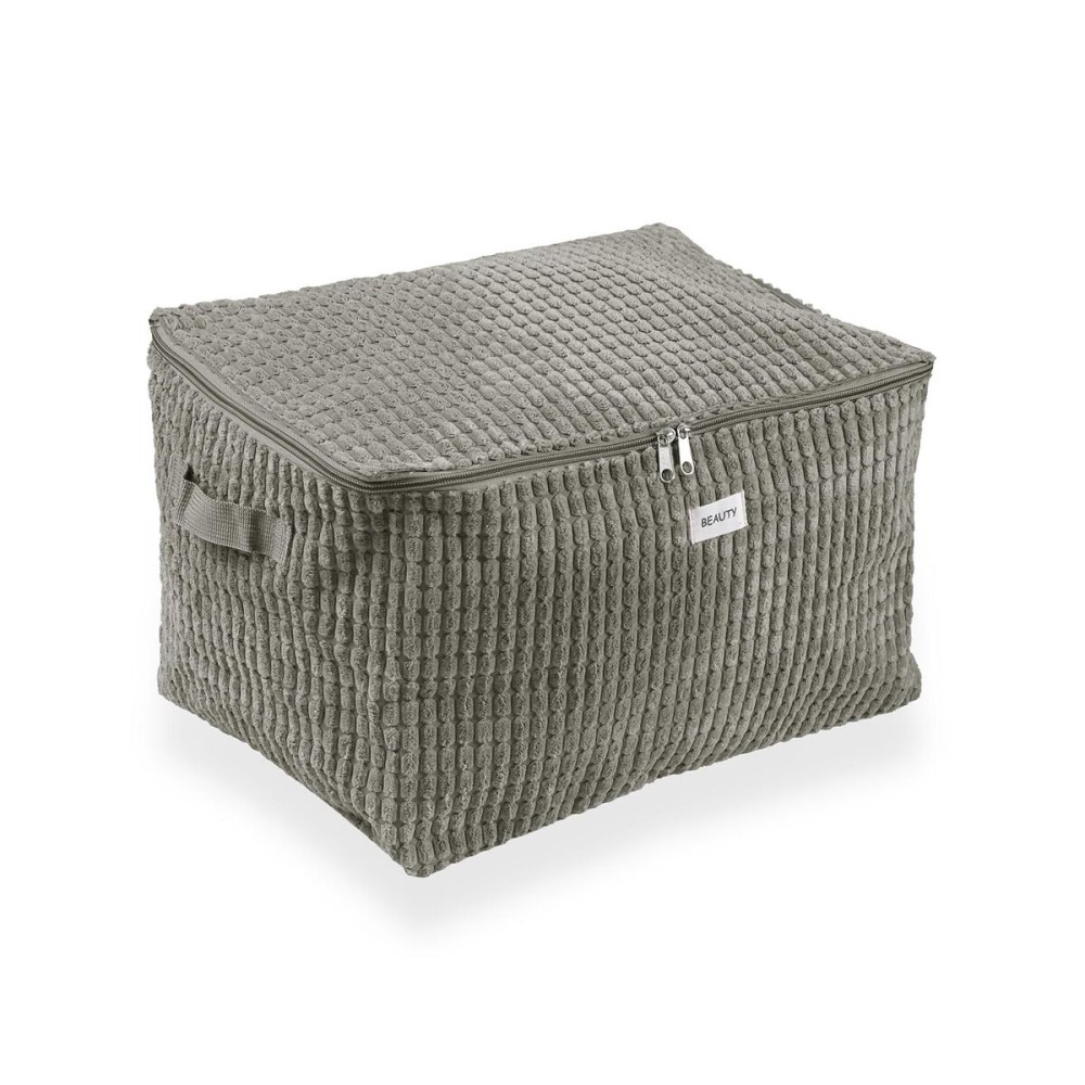 Aufbewahrungsbox Versa Corduroy 38 x 26 x 26 cm Khaki