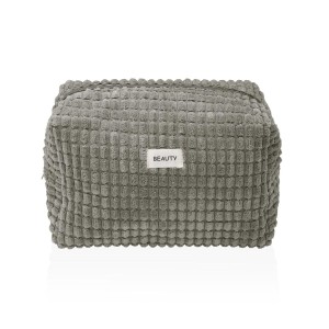 Reise-Toilettentasche Versa Corduroy Blau Polyester 12 x 16 x 24 cm