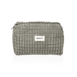 Reise-Toilettentasche Versa Corduroy Blau Polyester 8 x 11 x 18 cm