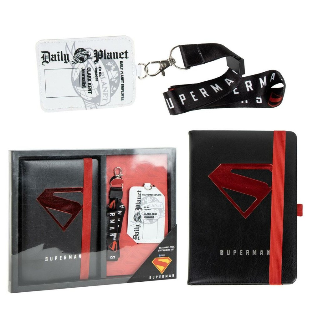 Stationery Set Superman Purple