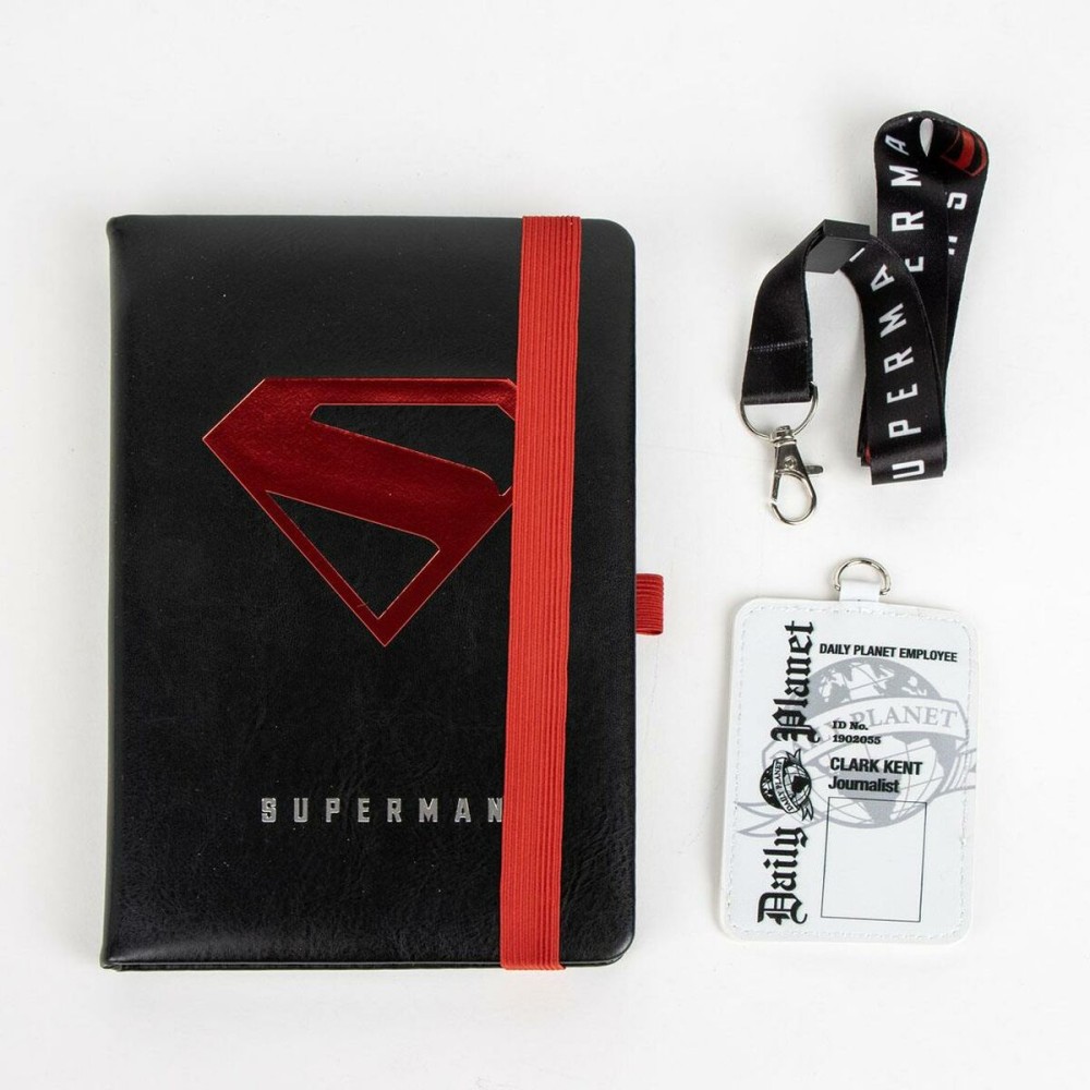 Papierwaren-Set Superman Lila