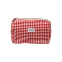 Reise-Toilettentasche Versa Vichy Rot Polyester 8 x 11 x 18 cm