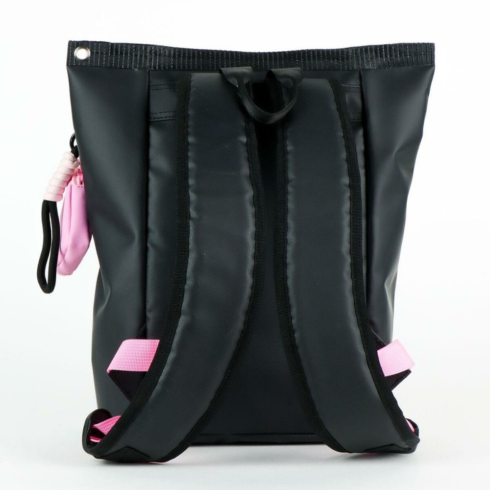 Lässiger Rucksack Hello Kitty Schwarz 30,4 x 33 x 12 cm