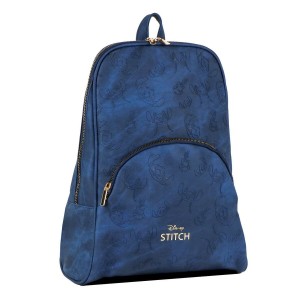 Lässiger Rucksack Stitch Blau Moderne 27,1 x 34 x 12 cm