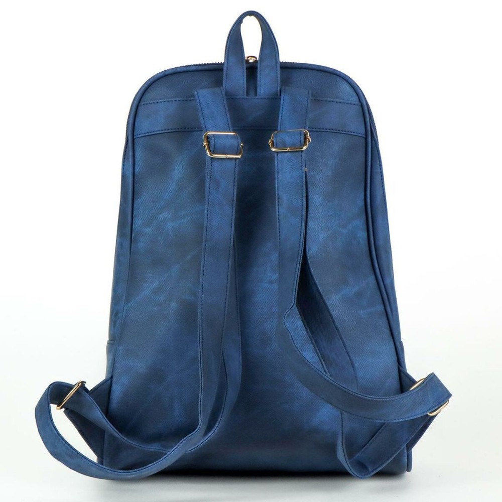 Lässiger Rucksack Stitch Blau Moderne 27,1 x 34 x 12 cm