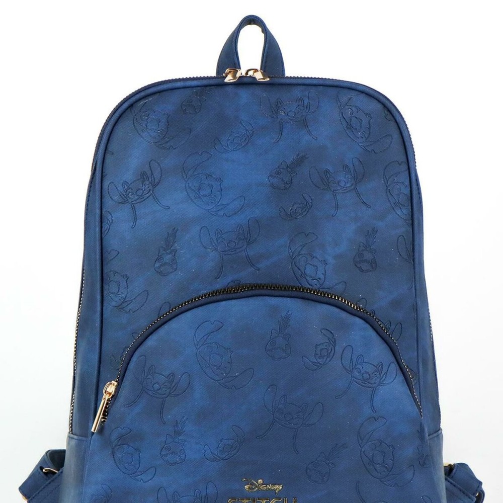 Lässiger Rucksack Stitch Blau Moderne 27,1 x 34 x 12 cm