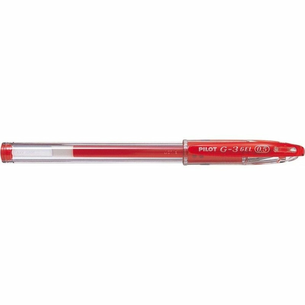 Gel pen Pilot G-3 Grip Red 0,5 mm (12 Units)