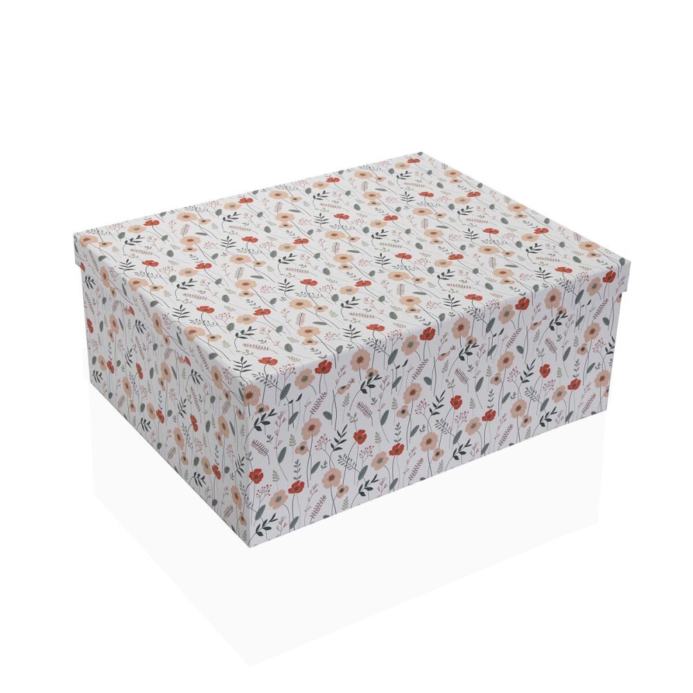 Satz stapelbarer Organizerboxen Versa Pappe Blomster 15 Stücke