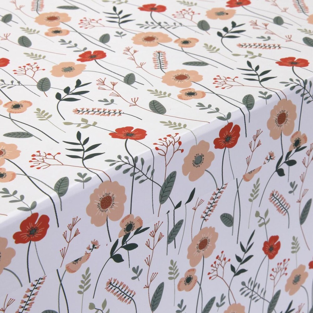 Jeu de Caisses de Rangement Empilables Versa Carton Fleurs 15 Pièces