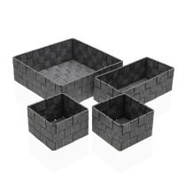 Korb-Set Versa Stroh Polypropylen Maisfaser 26 x 8,5 x 26 cm