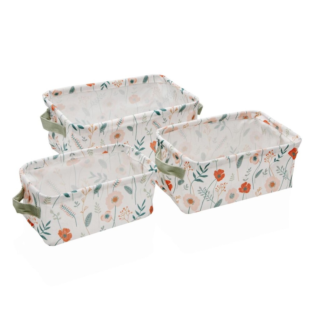 Korb-Set Versa Textil 18 x 14 x 28 cm 28 x 18 x 14 cm