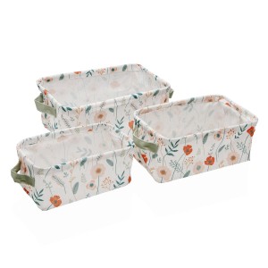 Korb-Set Versa Textil 18 x 14 x 28 cm 28 x 18 x 14 cm