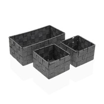 Korb-Set Versa Stroh Polypropylen Maisfaser 14 x 10 x 27 cm
