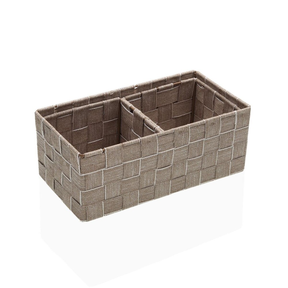 Korb-Set Versa Stroh Polypropylen Maisfaser 14 x 10 x 27 cm