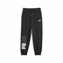 Long Sports Trousers Puma Power Colorblock  Black Lady