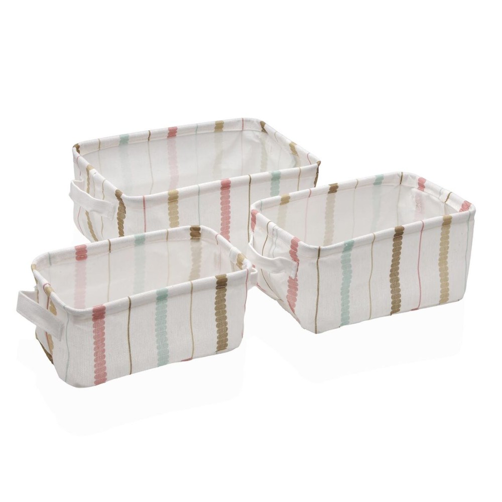 Korb-Set Versa Textil 18 x 14 x 28 cm 28 x 18 x 14 cm