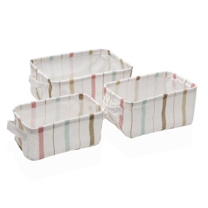 Korb-Set Versa Textil 18 x 14 x 28 cm 28 x 18 x 14 cm
