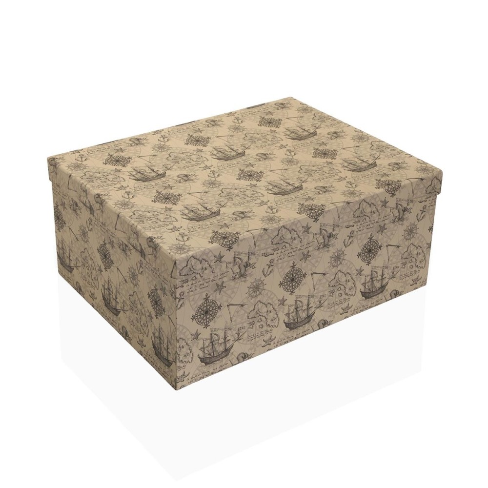 Jeu de Caisses de Rangement Empilables Versa Carton Bateau 10 Pièces