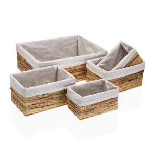 Make-up organizer Versa Cinth Wasserhyazinthe 40 x 30 x 15 cm 30 x 15 x 40 cm 21 x 13 x 11 cm 25,5 x 17 x 13 cm