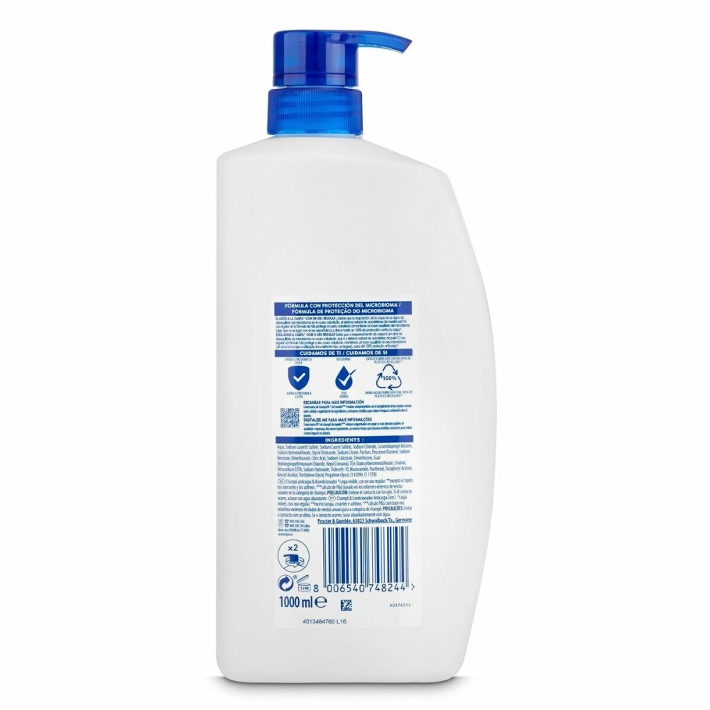 Shampooing antipelliculaire Head & Shoulders H&S CLÁSICO 1 L