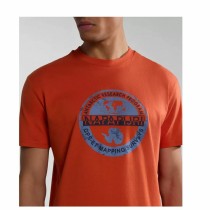 Herren Kurzarm-T-Shirt Napapijri S-Bollo Ss 1 Orange