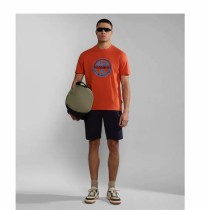 Herren Kurzarm-T-Shirt Napapjiri S-Bollo Ss 1 Orange