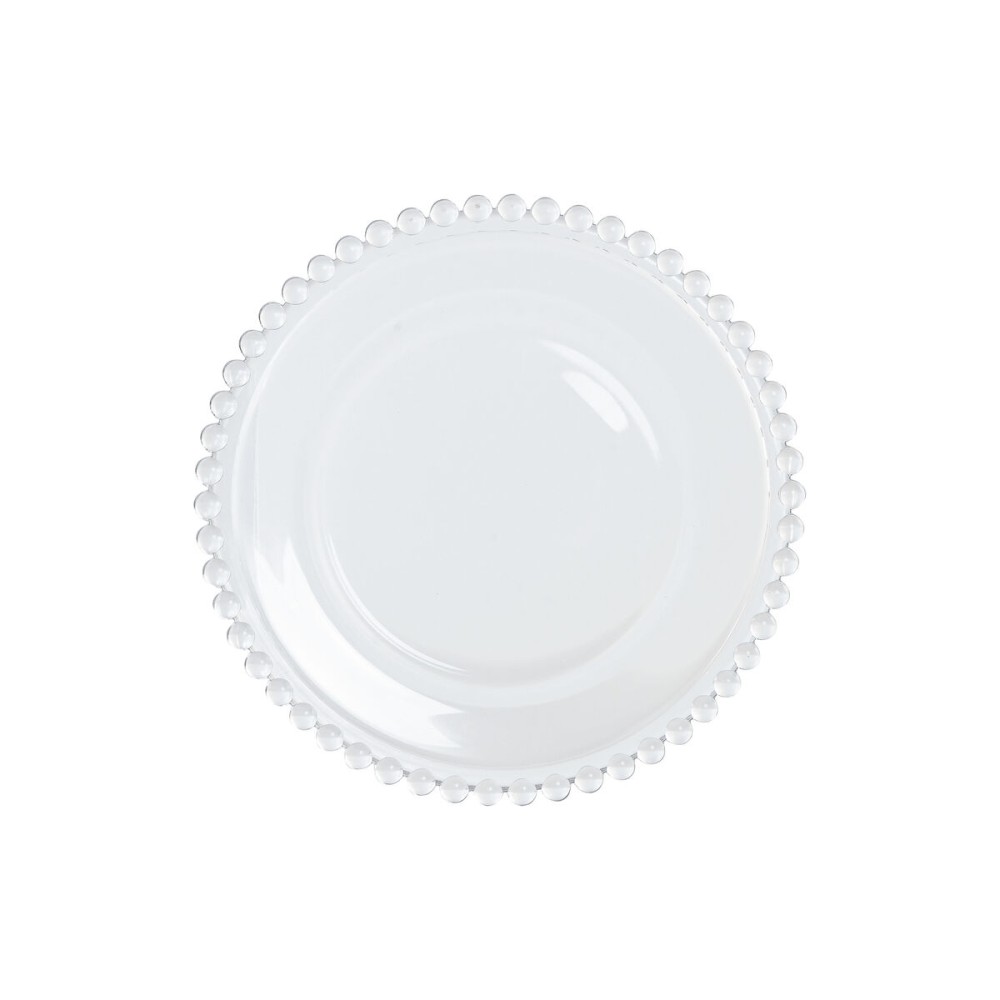 Flat Plate Home ESPRIT Transparent Crystal 15,6 x 15,6 x 1,7 cm