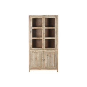 Présentoir Home ESPRIT Verre Bois de manguier 90 x 40 x 180 cm