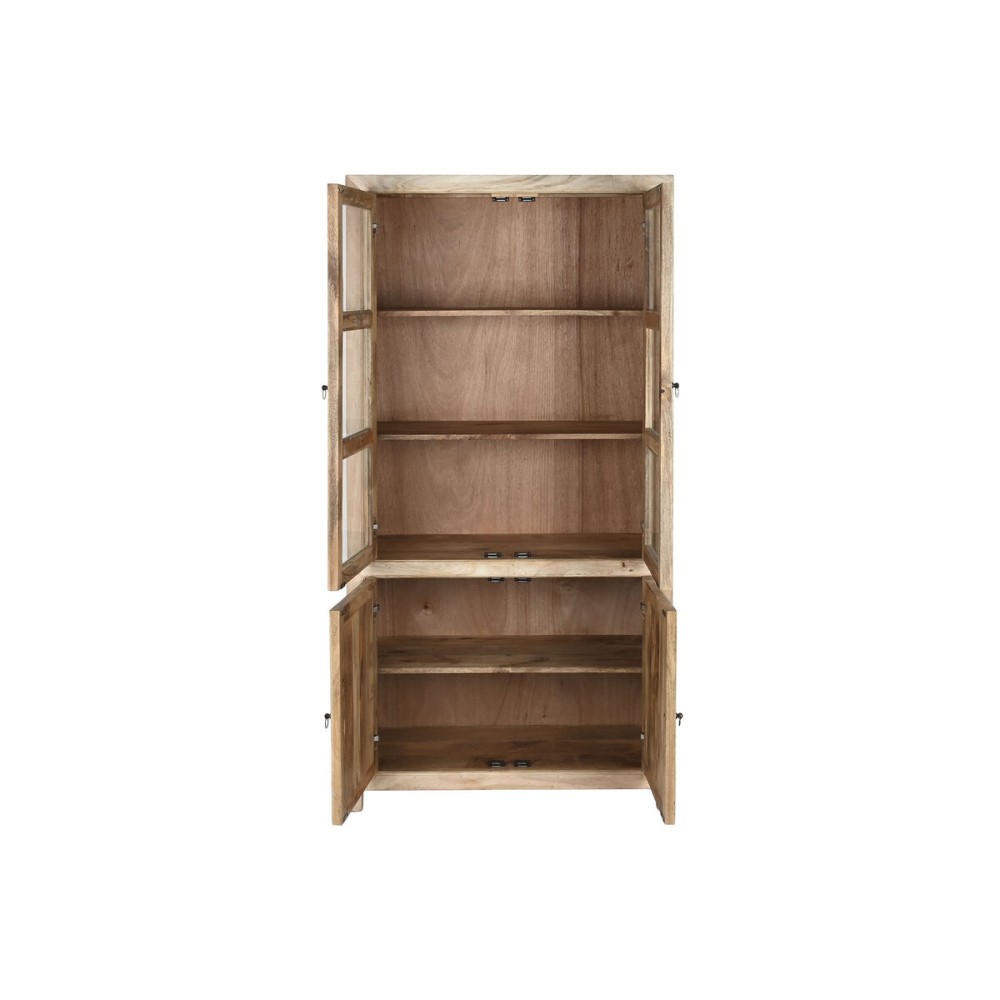 Présentoir Home ESPRIT Verre Bois de manguier 90 x 40 x 180 cm