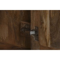 Présentoir Home ESPRIT Verre Bois de manguier 90 x 40 x 180 cm