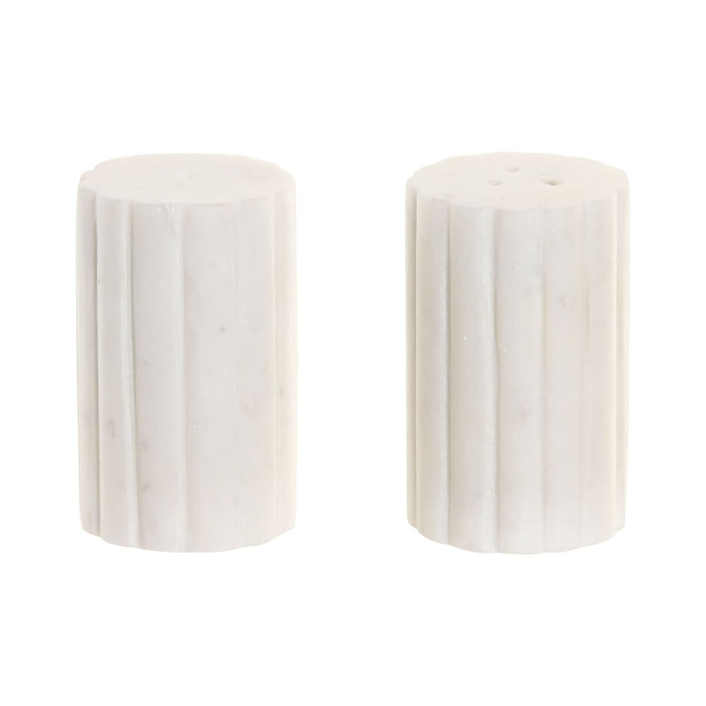 Salz- und Pfefferstreuer Home ESPRIT Weiß Urban 4,5 x 4,5 x 8 cm
