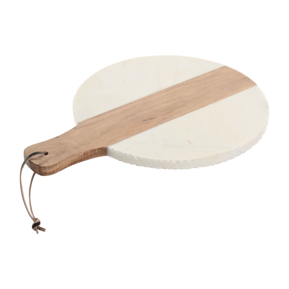 Cutting board Home ESPRIT White Natural 30 x 40 x 2 cm 41 X 31 X 2 CM