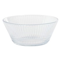 Salad Bowl Home ESPRIT Transparent 22 x 22 x 9,5 cm