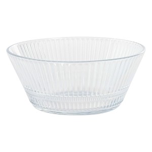 Salad Bowl Home ESPRIT Transparent 22 x 22 x 9,5 cm