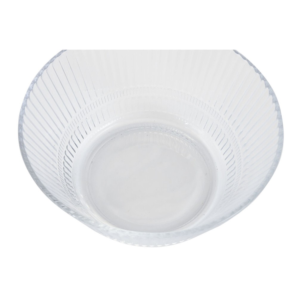 Salad Bowl Home ESPRIT Transparent 22 x 22 x 9,5 cm
