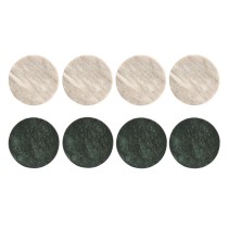 Coasters Home ESPRIT Green Beige Marble 10 x 10 x 5 cm (2 Units) (4 Units)