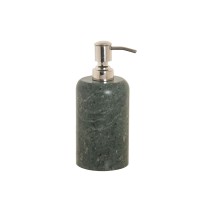 Seifenspender Home ESPRIT grün Silberfarben Edelstahl Marmor Moderne 7,5 x 7,5 x 18 cm