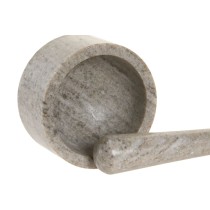 Mortar and pestle Home ESPRIT Marble 12,5 x 12,5 x 7,5 cm