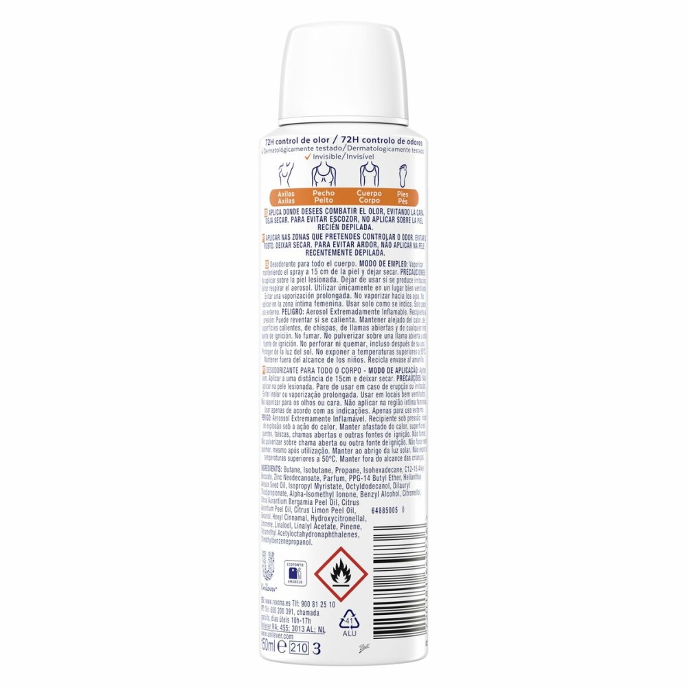 Spray Deodorant Rexona REXONA FRESH CITRUS