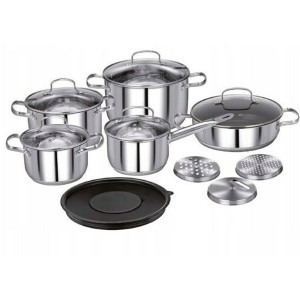 Batterie de Cuisine Smile MGK-22 Acier 14 Pièces
