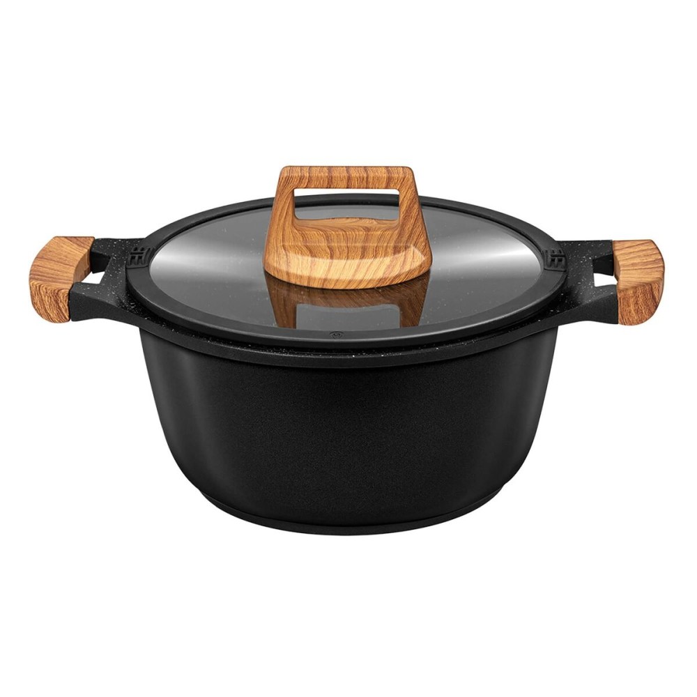 Topfset Smile MGK-23 Schwarz Holz 7 Stücke
