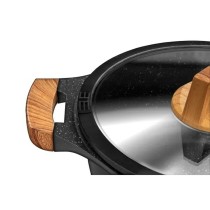 Batterie de Cuisine Smile MGK-23 Noir Bois 7 Pièces