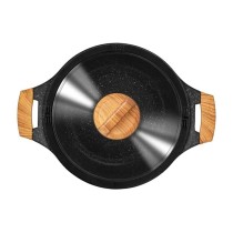 Batterie de Cuisine Smile MGK-23 Noir Bois 7 Pièces