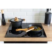 Batterie de Cuisine Smile MGK-23 Noir Bois 7 Pièces