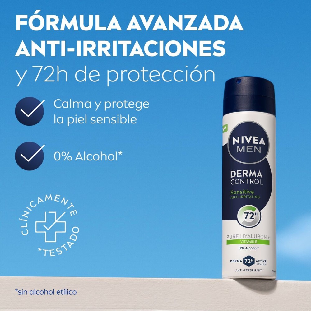 Spray Deodorant Nivea DERMA CONTROL SENSITIVE 200 ml