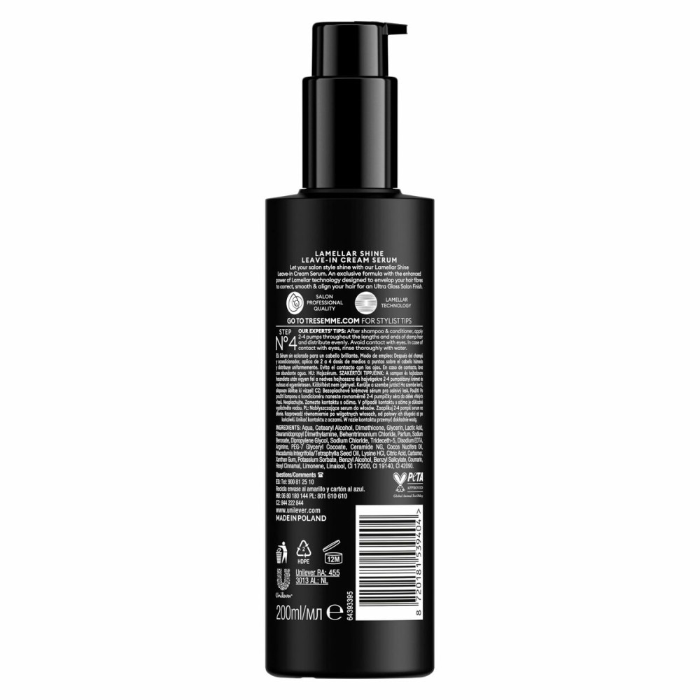 Sérum pour cheveux Tresemme LAMELLAR SHINE 200 ml