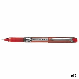 Flüssigtintenstift Pilot V-5 GRIP HI-TECPOINT Rot 0,5 mm (12 Stück)