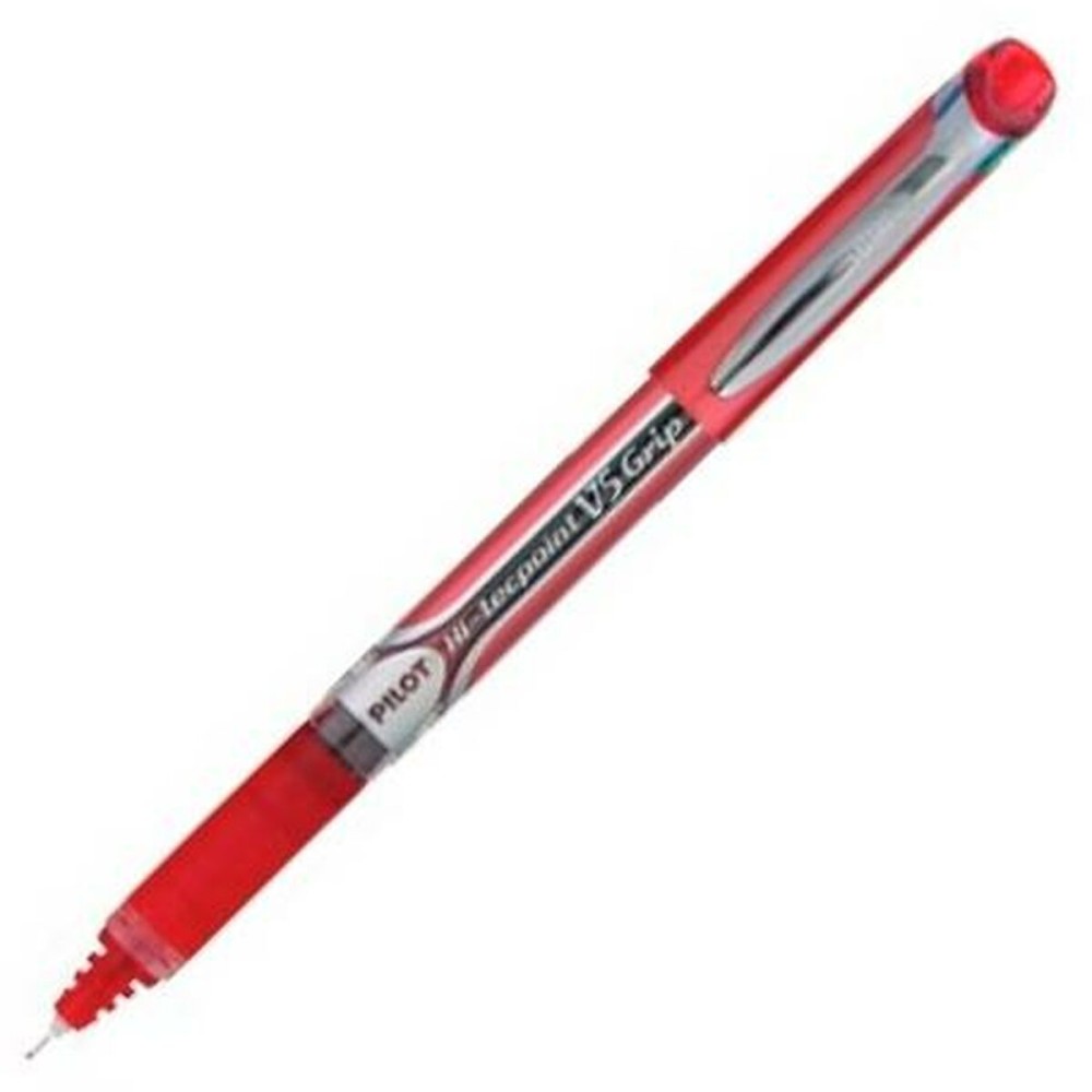 Flüssigtintenstift Pilot V-5 GRIP HI-TECPOINT Rot 0,5 mm (12 Stück)