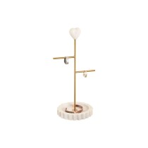 Porte-bijoux Home ESPRIT Blanc Doré Métal 16 x 13 x 32 cm