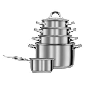 Batterie de Cuisine Smile MGK-10 Acier 10 Pièces